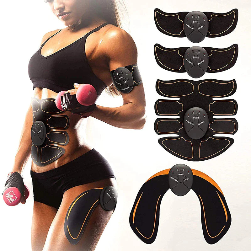 Get quicker results with the EMS Abdominal Muscle Toning Trainer ABS Stimulator Toner Fitness Binder Gym Belt