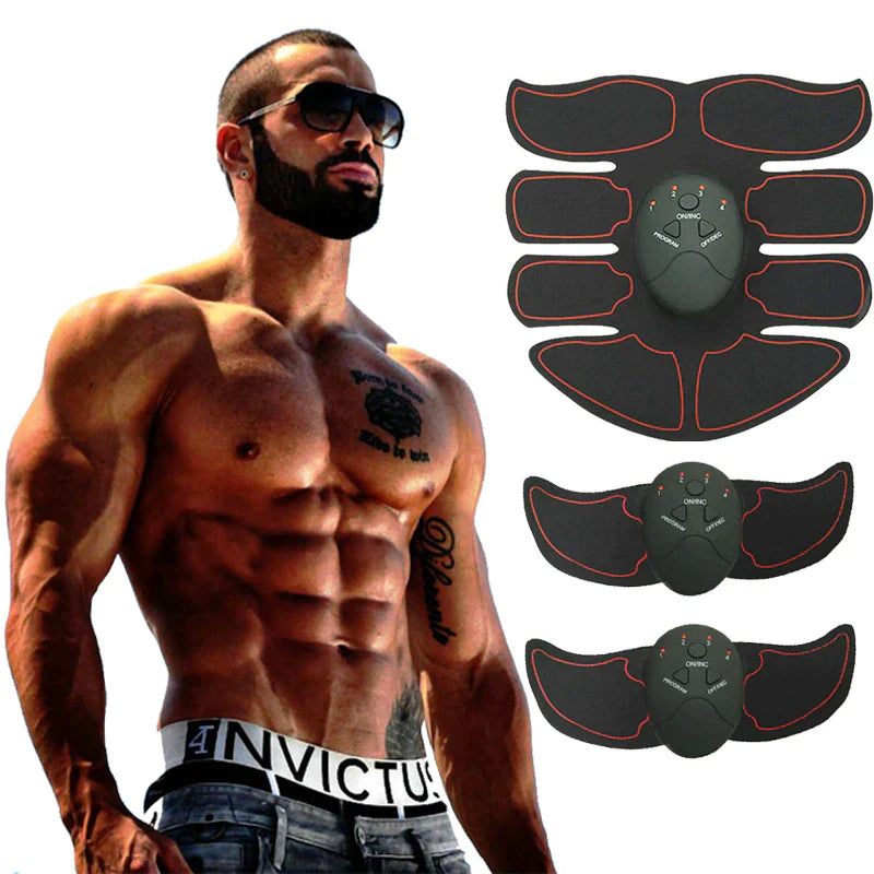 Get quicker results with the EMS Abdominal Muscle Toning Trainer ABS Stimulator Toner Fitness Binder Gym Belt