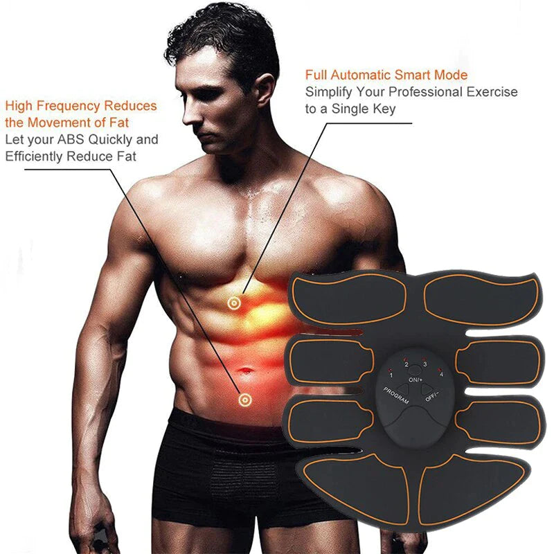 Get quicker results with the EMS Abdominal Muscle Toning Trainer ABS Stimulator Toner Fitness Binder Gym Belt