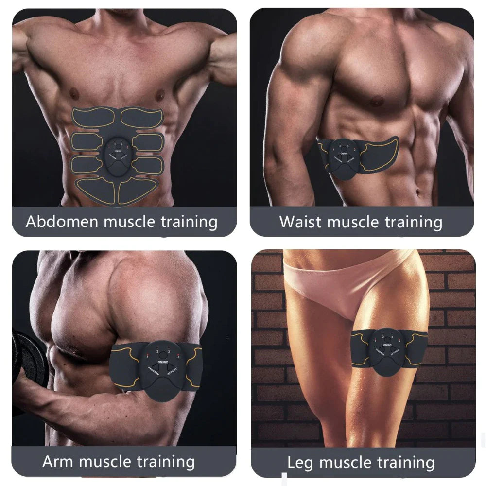 Get quicker results with the EMS Abdominal Muscle Toning Trainer ABS Stimulator Toner Fitness Binder Gym Belt