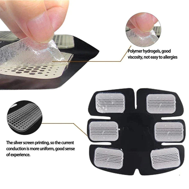 Get quicker results with the EMS Abdominal Muscle Toning Trainer ABS Stimulator Toner Fitness Binder Gym Belt