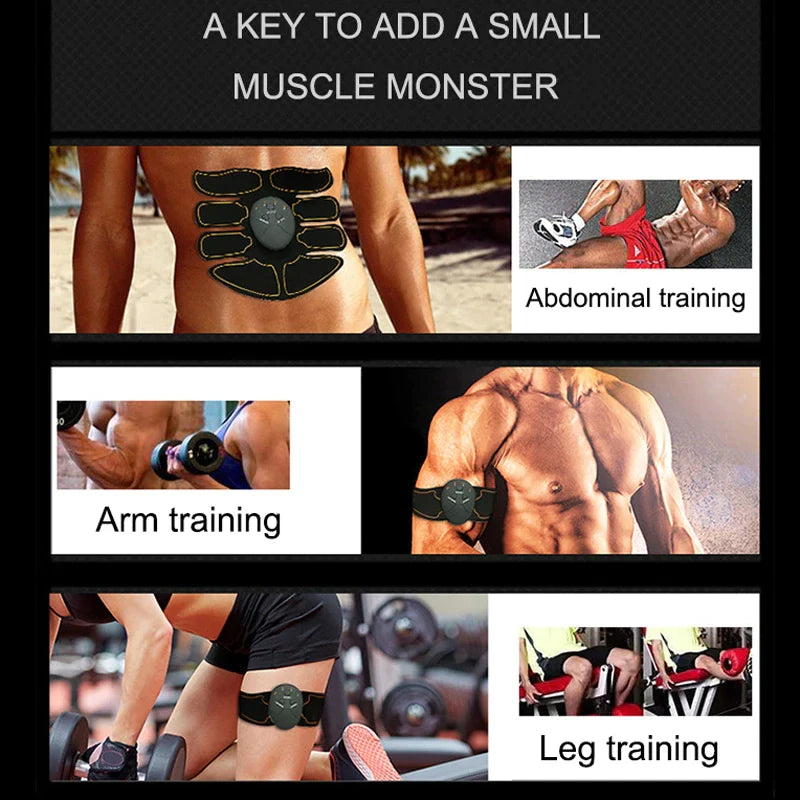 Get quicker results with the EMS Abdominal Muscle Toning Trainer ABS Stimulator Toner Fitness Binder Gym Belt